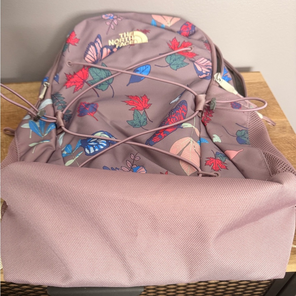 The North Face Mauve Floral & Butterfly Backpack - Picture 11 of 12